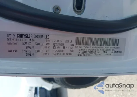 2015 Ram 1500 Lone Star z USA, uszkodzony, nr VIN 1C6RR6LT7FS523025